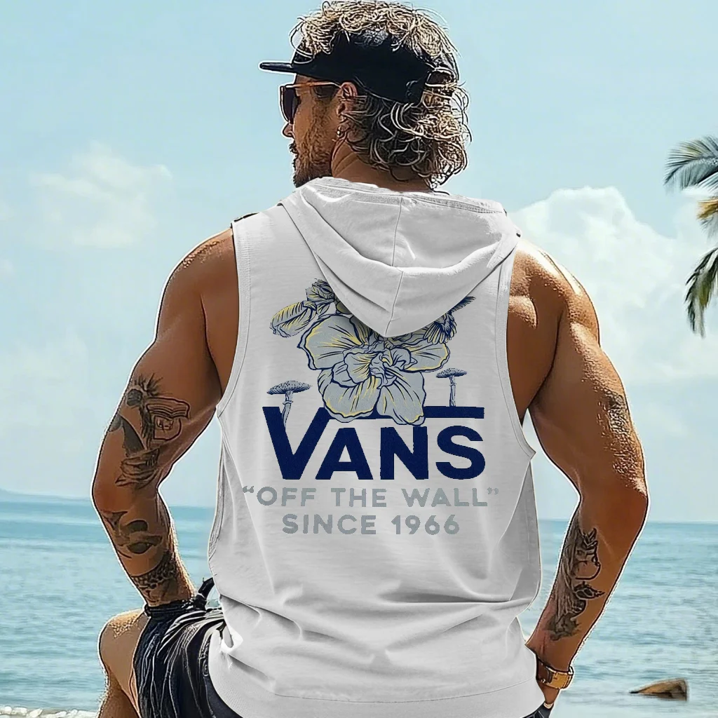  Floral Graphic Tank Top for Men - Perfect for Summer Outdoors