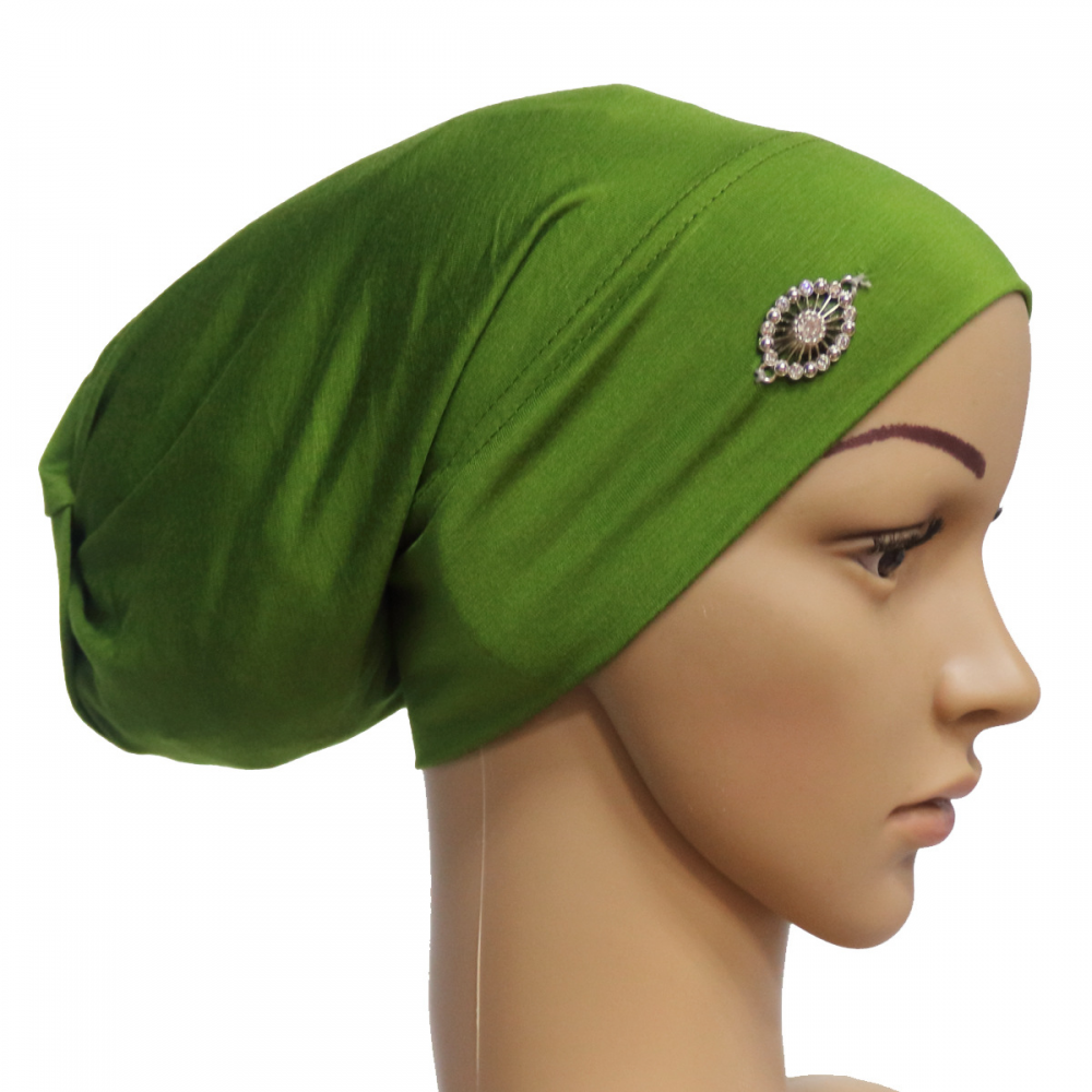 Women Modal Rhinesotne Design Solid Color Hood Hat | Oxredo Shop Ramadan Sale