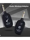 A8 UHF Wireless System Electric Guitar Pickup Audio Transmitter Receiver