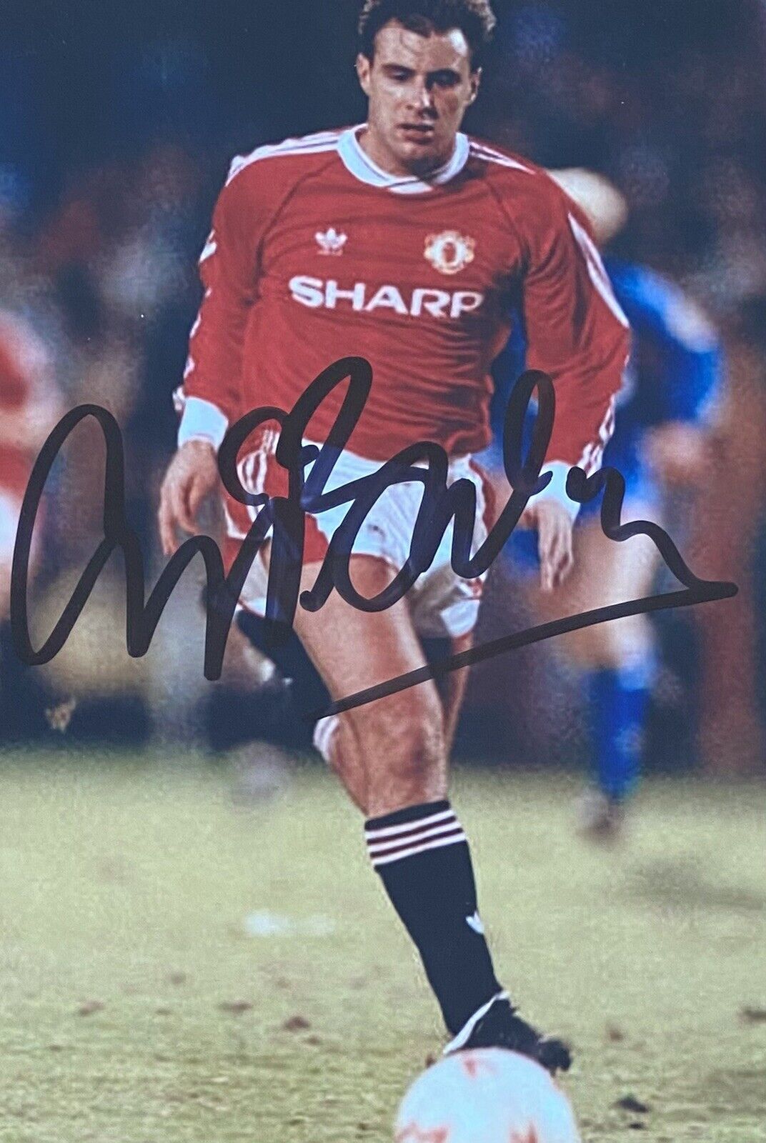 Clayton Blackmore Genuine Hand Signed Manchester United 6X4 Photo Poster painting 2