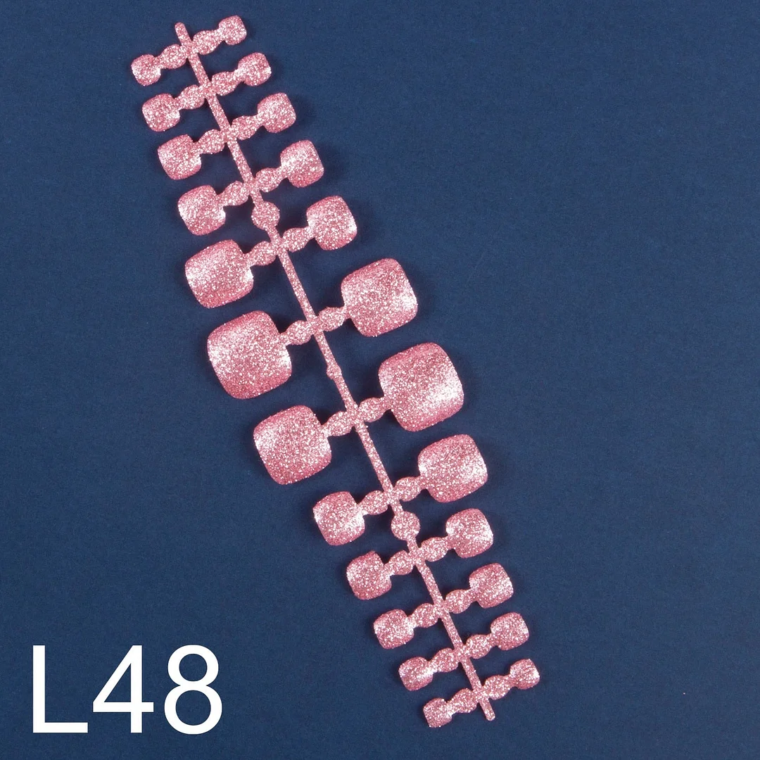 120pcs 5 Row/Pack Glitter False Toenail Tips Fake Toe Nail Art Tip Bling Press on Toe Nails Full Cover Nail For Toes-Nail Inspo