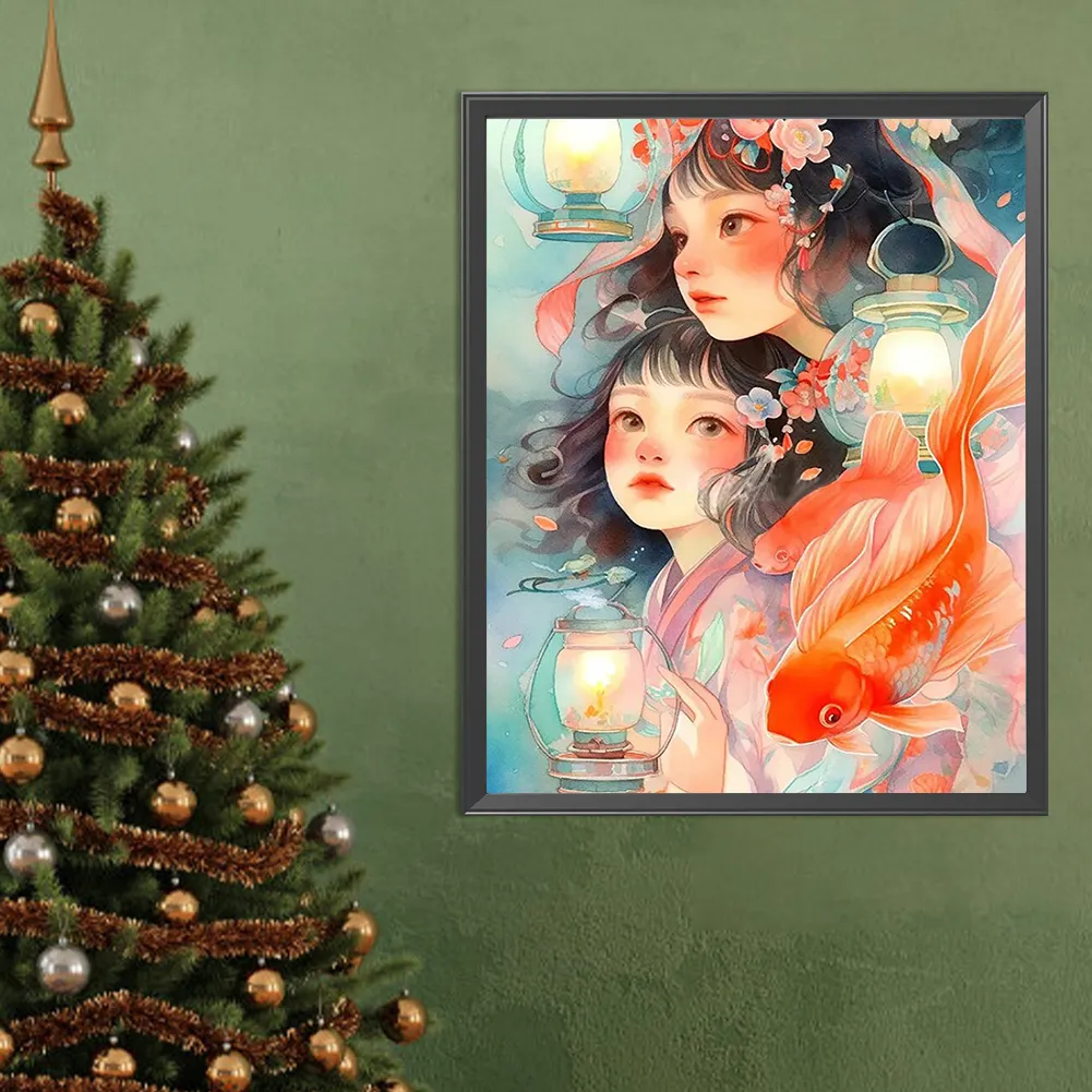 Full Round Diamond Painting 40*50cm - Girl