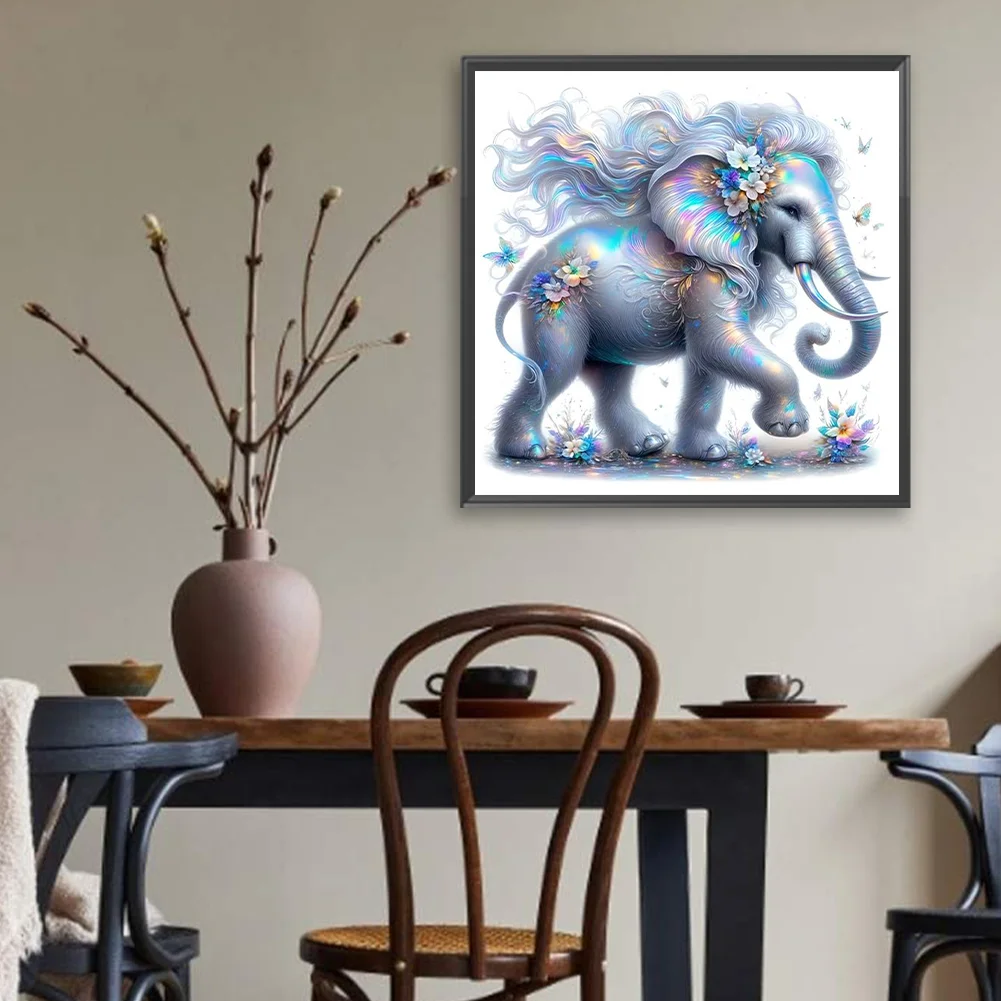 Diamond Painting - Full Square Drill - Elephant(Canvas|35*35cm)