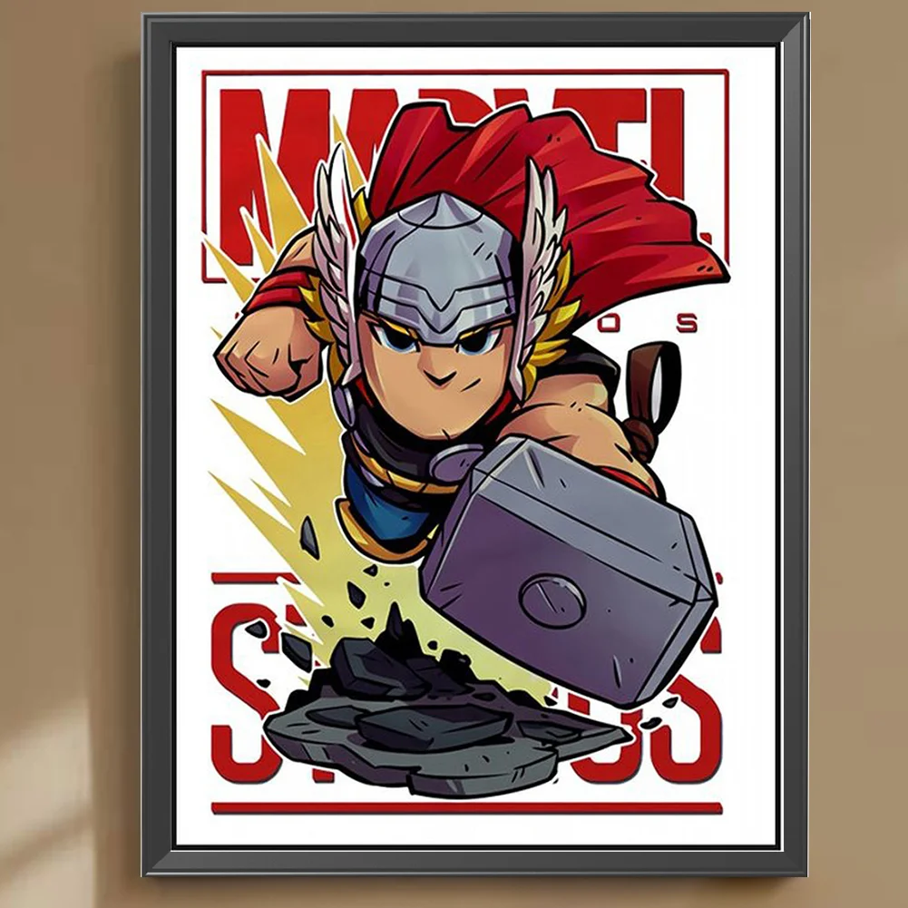 Full Square Diamond Painting 35*45cm - Superhero