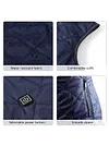 Ladies heated vest, 3 heating, 4 heating zones, washable neck heating jacket