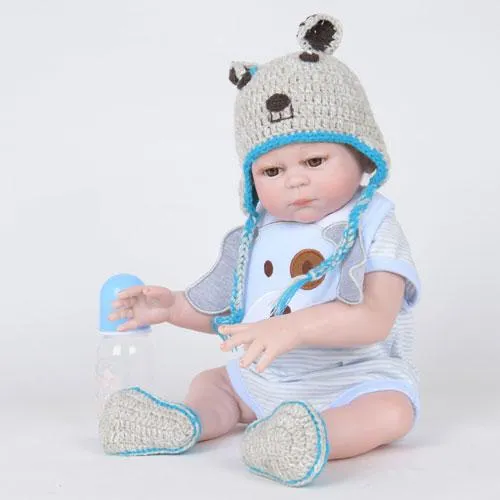 22" Little Edsion Full Silicone Reborn Baby Doll - Reborn Shoppe