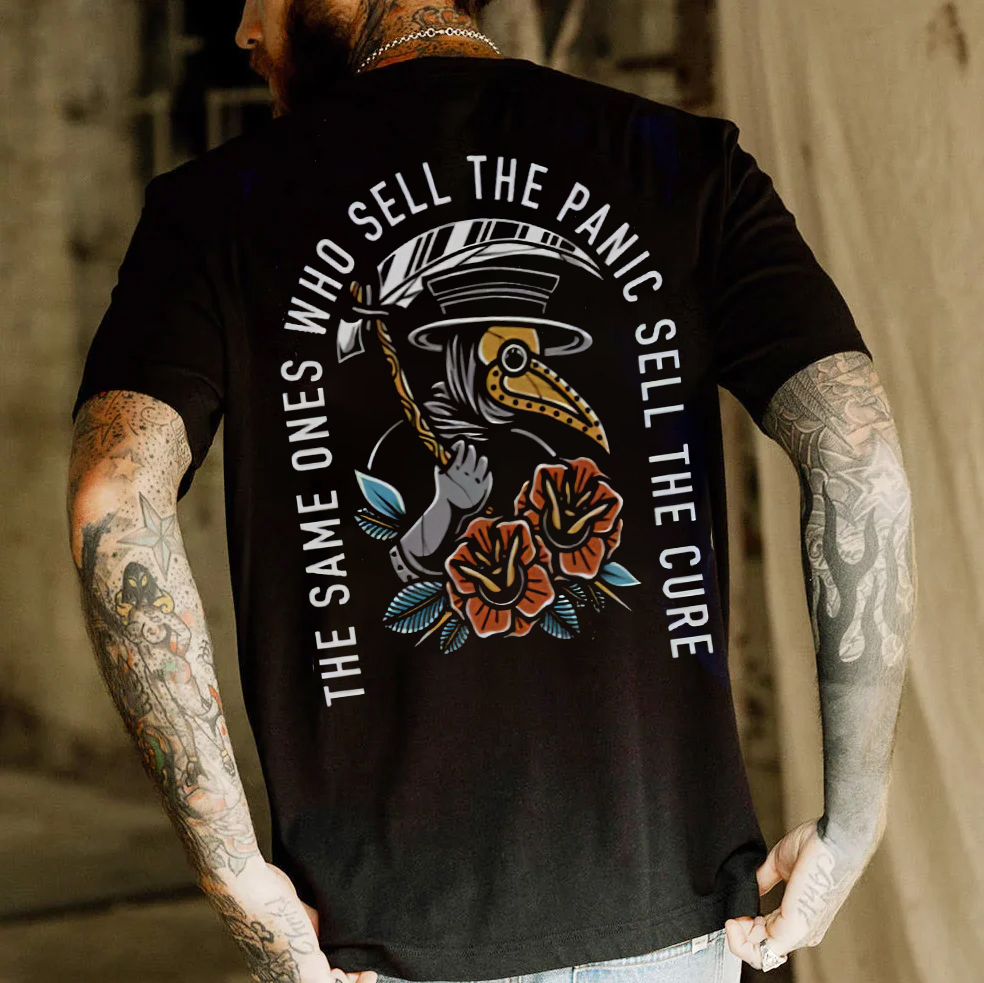 The Same Ones Who Sell The Panic Sell The Cure Men T-Shirt