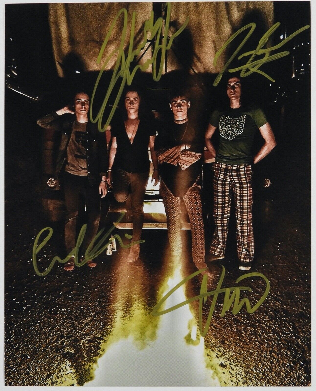 Greta Van Fleet Fully JSA Signed Autograph 8 x 10 Photo Poster painting JSA