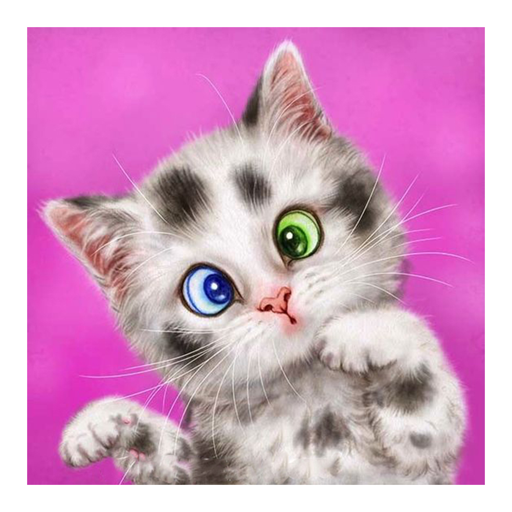 

Cat - Round Drill Diamond Painting - 30*30CM, 501 Original