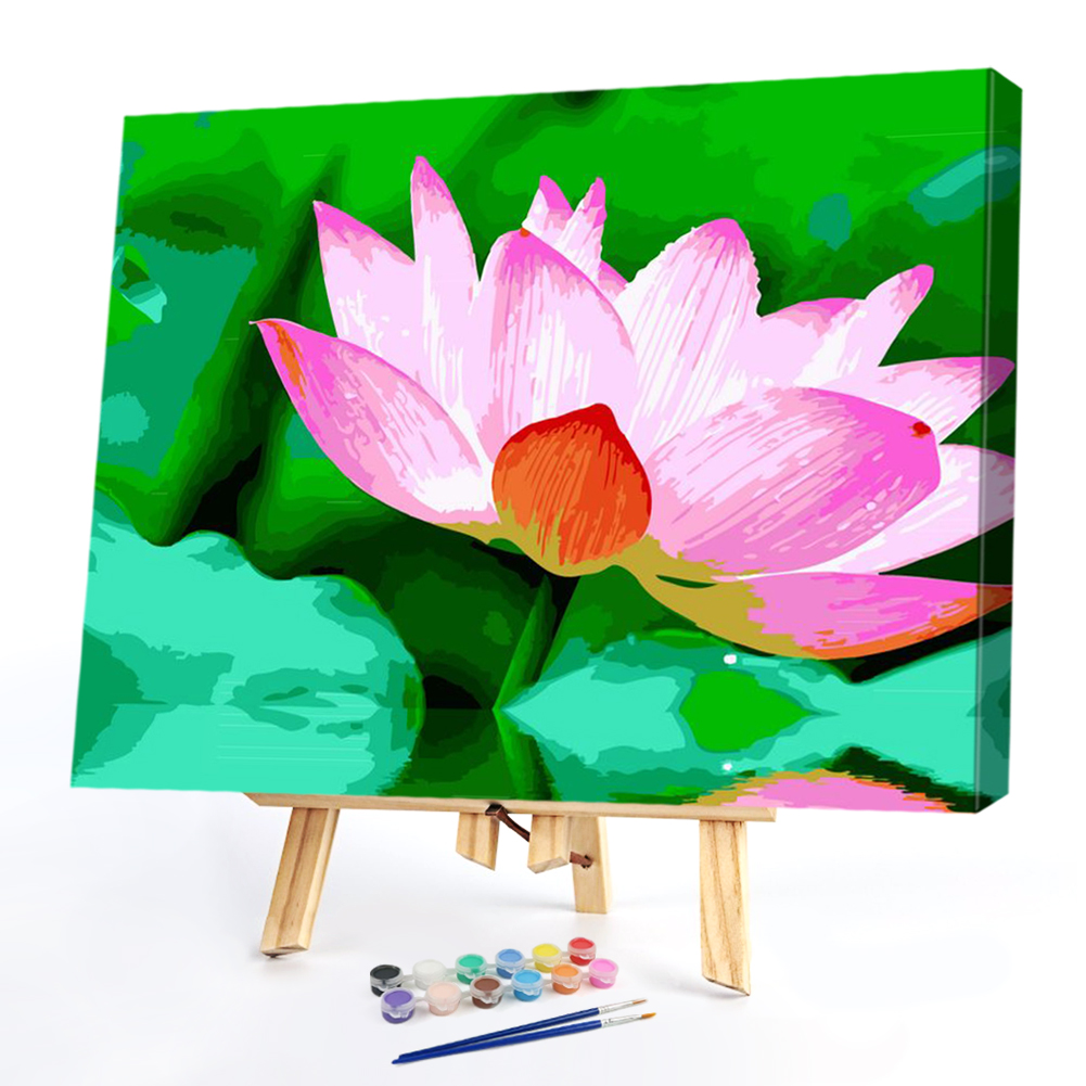 

40x50cm - Paint By Numbers Lotus, 501 Original