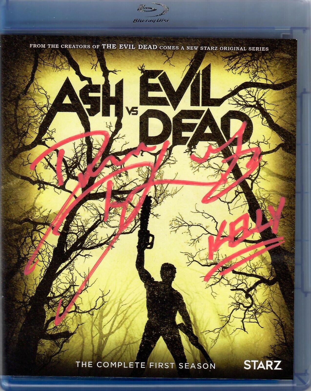 Dana DeLorenzo autographed inscribed BlueRay DVD cover Ash vs Evil Dead JSA COA