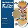 (25x25cm)DIY Pearl Painting Xmas Framed Handmade Pearl Material Art Kit Living Room Decor