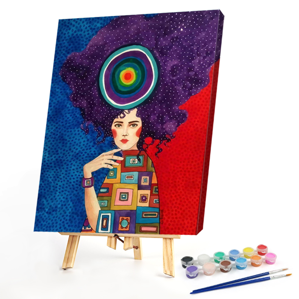 

40*50CM - Paint By Numbers - Girl, 501 Original