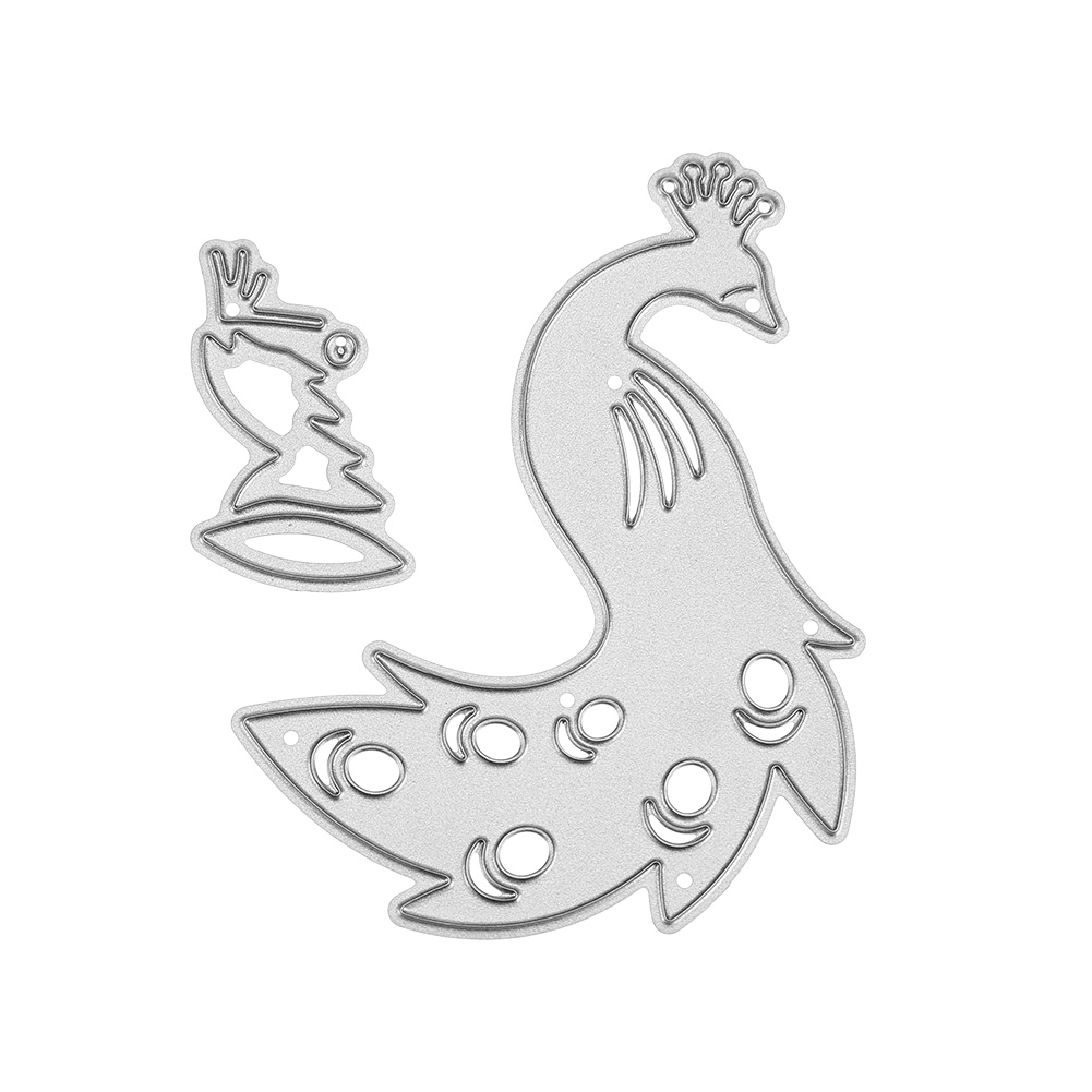 

2pcs DIY Bird Metal Cutting Dies Stencil Scrapbook/Photo Album Emboss Decor-200976, 501 Original
