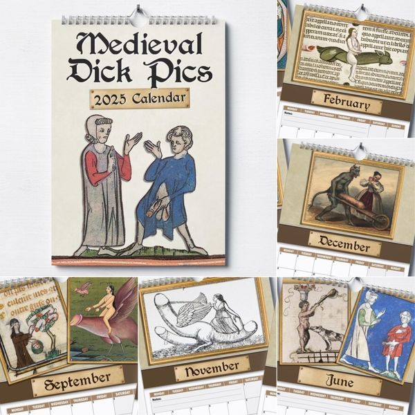 Medieval Humor 2025 Wall Calendar - tree - Codlins