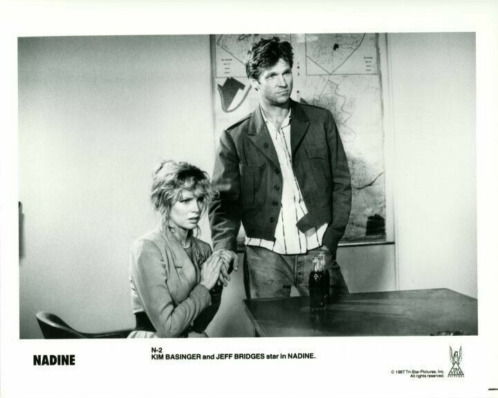 Kim Basinger Jeff Bridges Nadine Original Press 8X10 Photo Poster painting