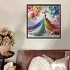 Elegante Dame - speziell geformte Diamond Painting - 30*30cm