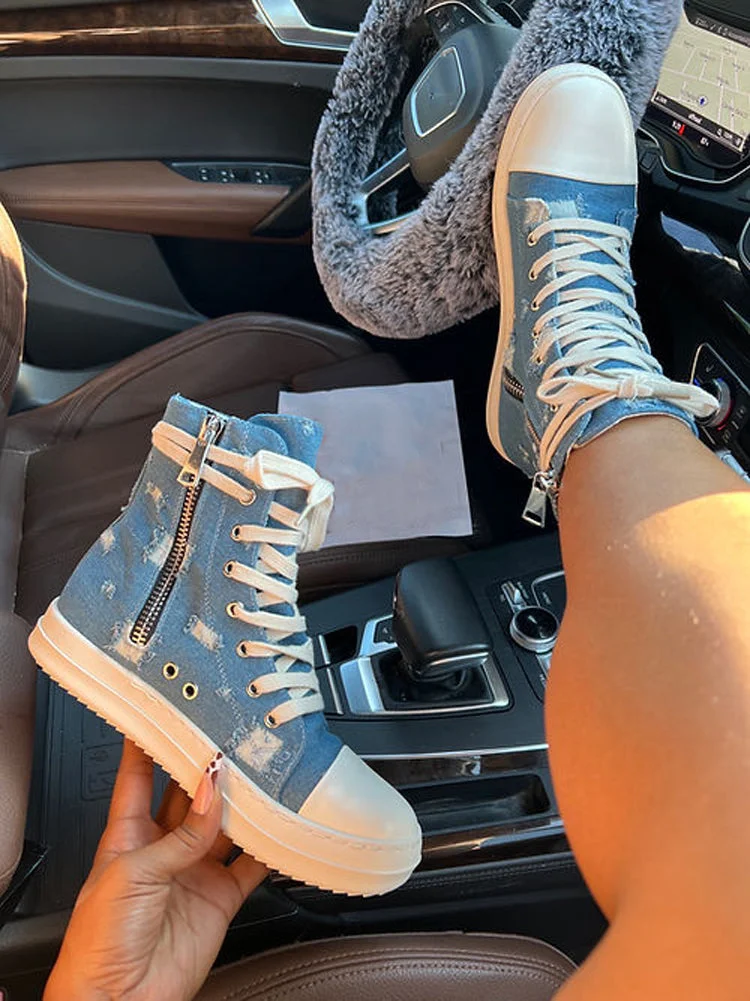 Fashion High-Top Sneakers