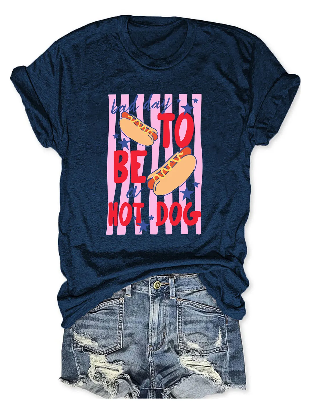 Bad Day To Be A Hot Dog T-shirt