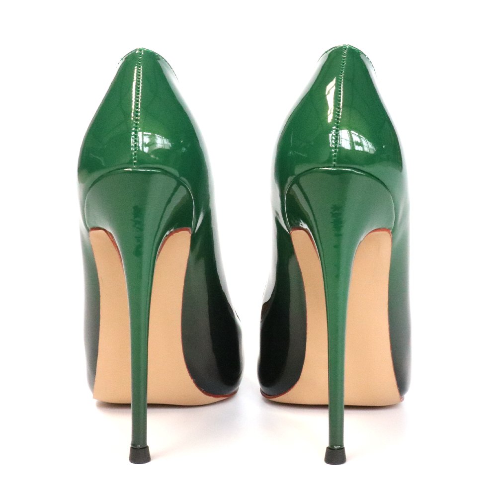 120mm Gradient High Heels Fashion Pumps Patent-MERUMOTE