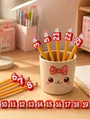 20 Pcs Numbered Pencil Toppers 1-20 Reusable Classroom Pencil Labels for Teachers Pencil Tracking Ma