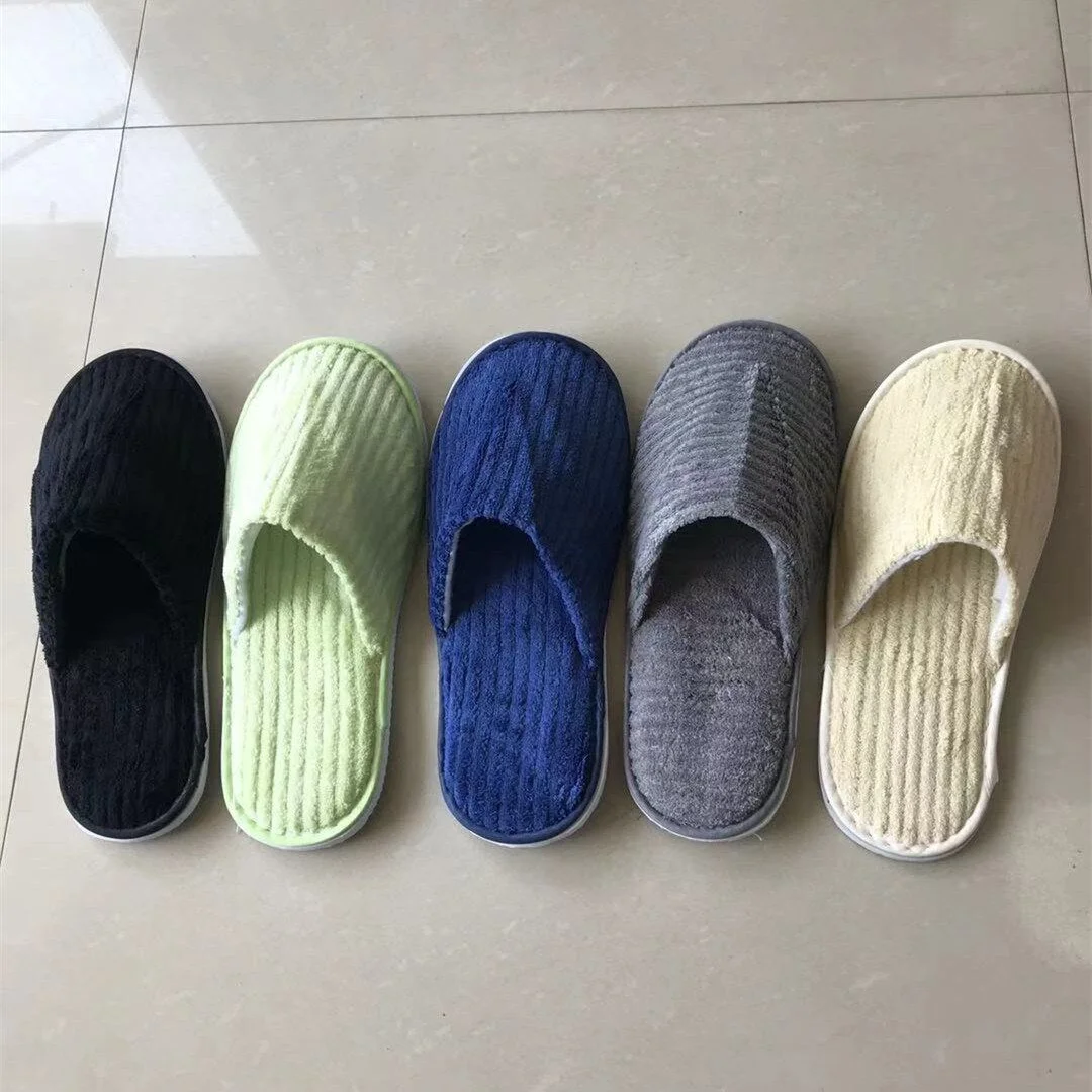 5 Pairs Winter Slippers Men Women  Hotel Disposable Slides Home Travel Sandals Hospitality Footwear One Size on Sale