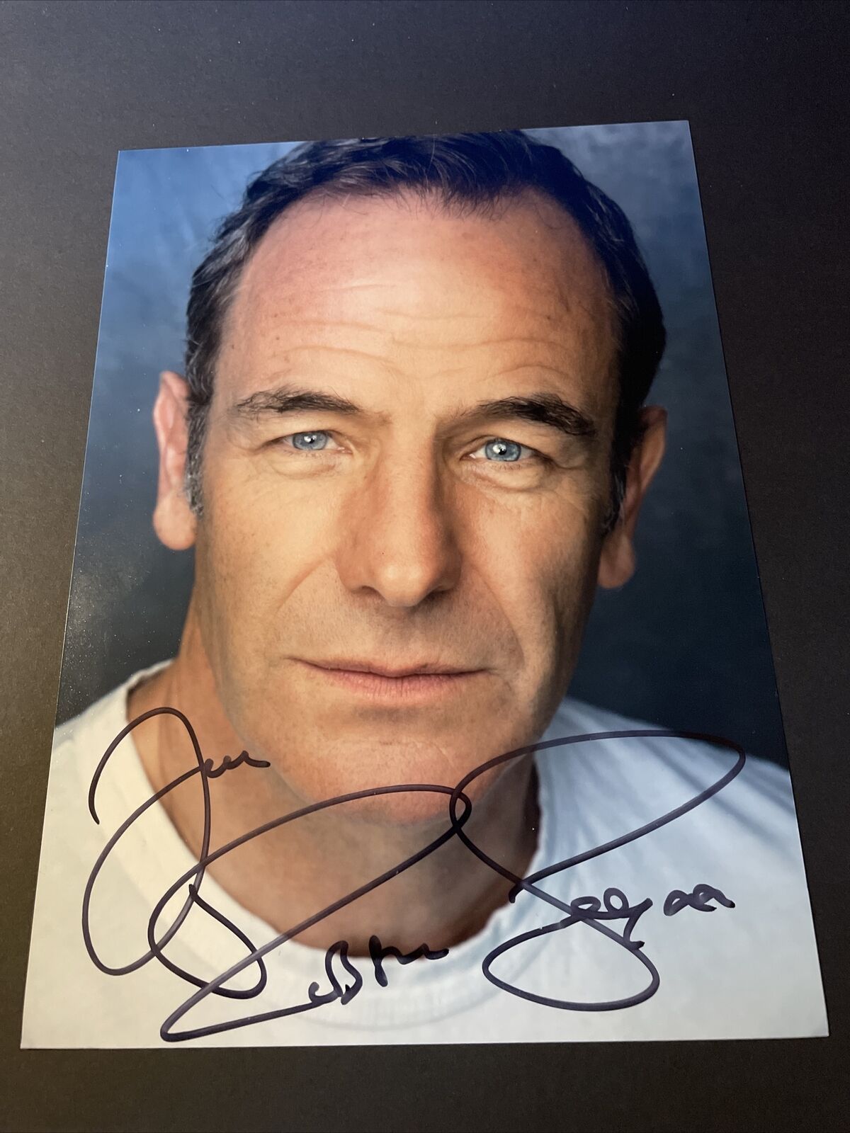 ROBSON GREEN ~HAND-SIGNED AUTOGRAPH Photo Poster painting Actor TV Soldier Soldier GrantChester