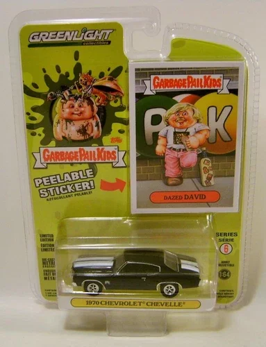 Dronehint 1970 '70 CHEVY CHEVELLE GARBAGE PAIL KIDS W/ STICKER R6 GREENLIGHT 2024 Toy