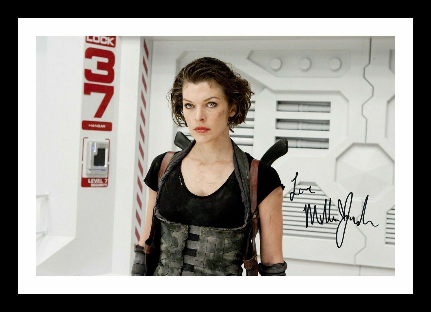 Milla Jovovich Autograph Signed & Framed Photo Poster painting 6