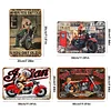 4pcs - Vintage Metal Signs(8*12Inch) - Vehicle