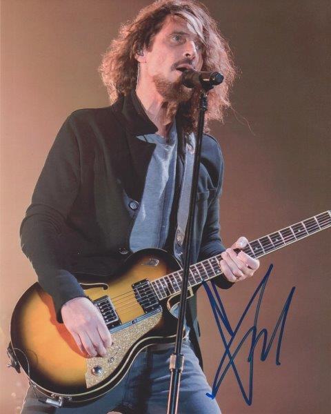 REPRINT - CHRIS CORNELL Soundgarden Rare Signed 8 x 10 Glossy Photo Poster painting Poster RP