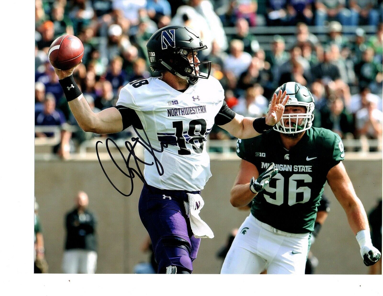 Clayton Thorson Northwestern Wildcats signed autographed 8x10 football Photo Poster painting