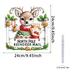 Diamond Painting Acrylic Reindeer Pendant Kits for Home Wall Decor