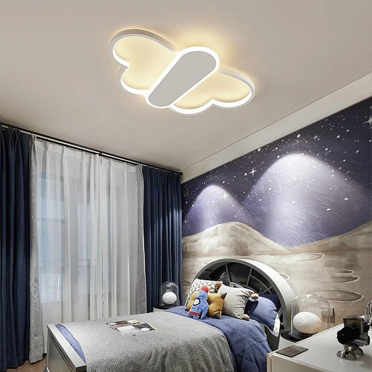 Cartoon Butterflies Shaped LED Dimmable with Remote Modern Ceiling Lights - Appledas