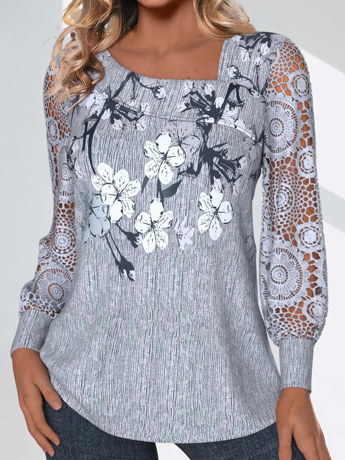 Women Half Sleeve V-neck Solid Color Dress