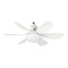 40w/200-2000lm Small Ceiling Fan with Lights with Remote Control Breeze Fan Light Three Color Temperature Options for Living Room Study & Household Use