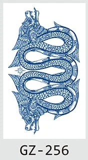 Temporary Tattoos Stickers Dragon Lion Monkey King Juice Ink Lasting Natural Men Womens Arm Body Chest Realistic Art Fake Tatoo