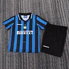 Joyfball 1997-1998 Kids Size Retro Internazionale Milan Home Football Jersey 1:1 Quality Thai