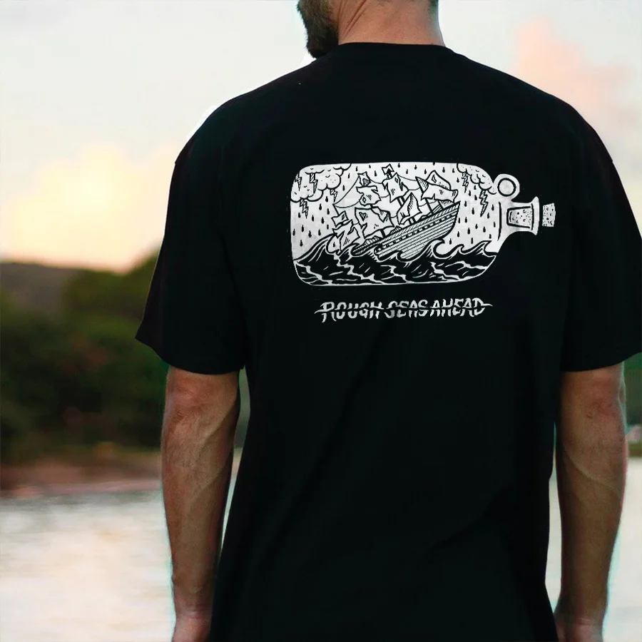 Rough Seas Ahead Printed Men's T-shirt