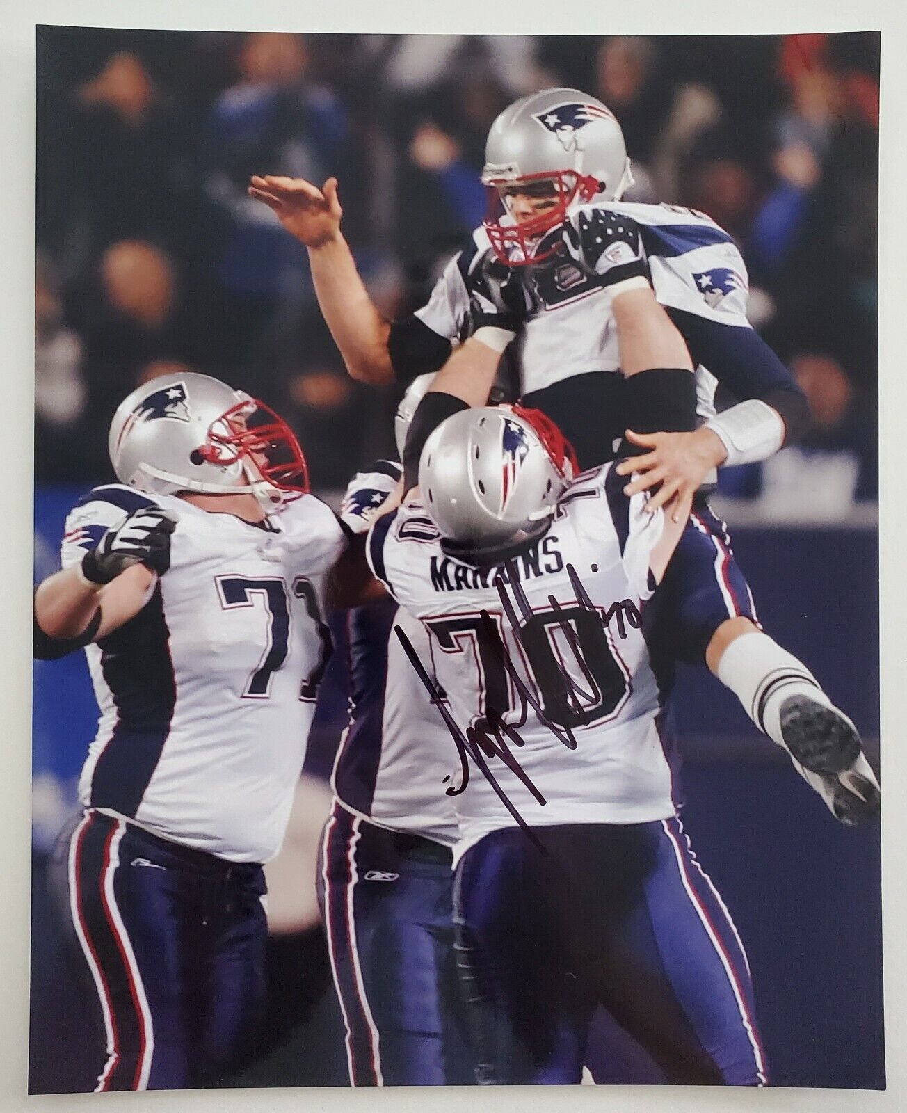 Logan Mankins Signed 8x10 Photo Poster painting New England Patriots NFL 7x Pro Bowl RAD