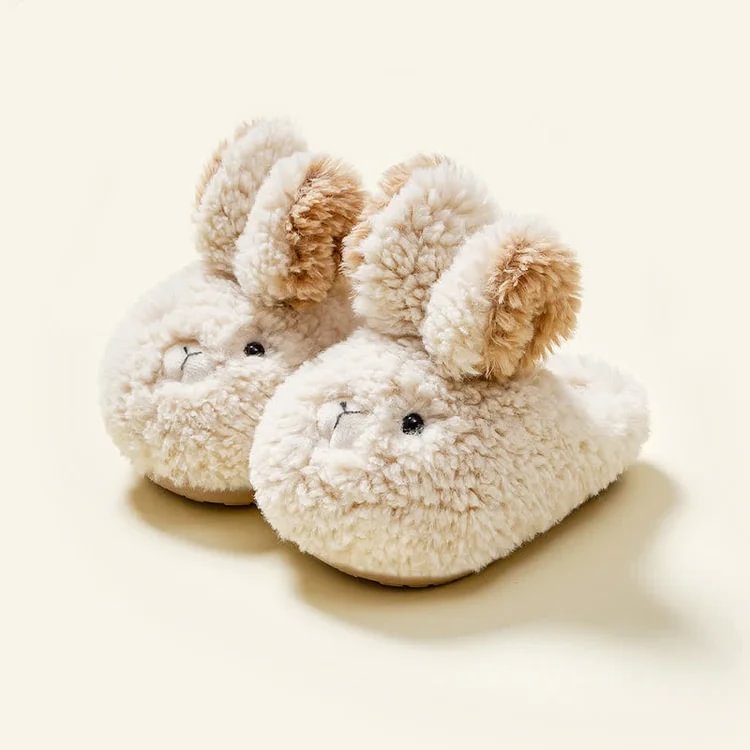 Toddler Fluffy Bunny Warm Slippers