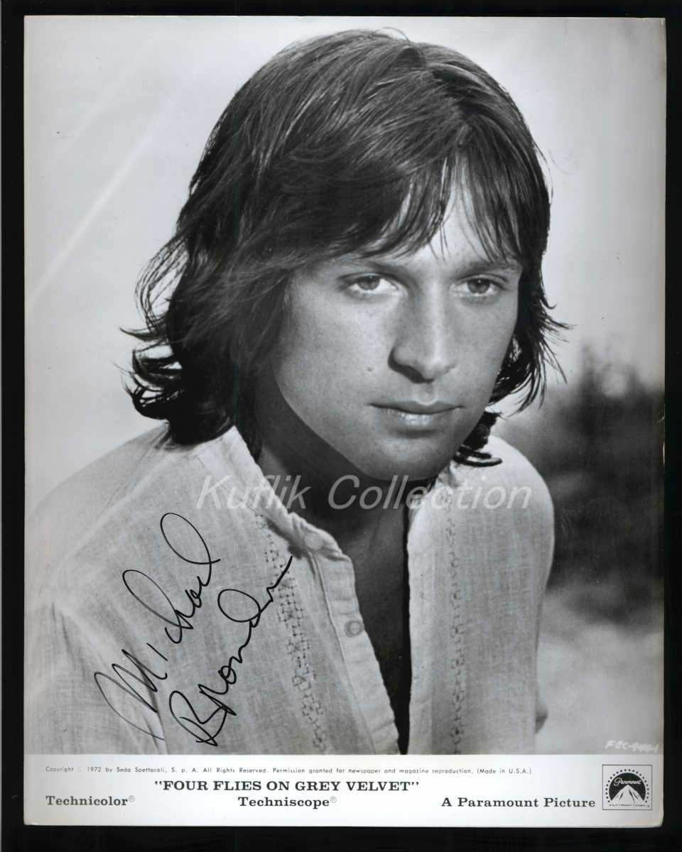 Michael Brandon - Signed Autograph Movie Still - Four Flies on Grey Velvet