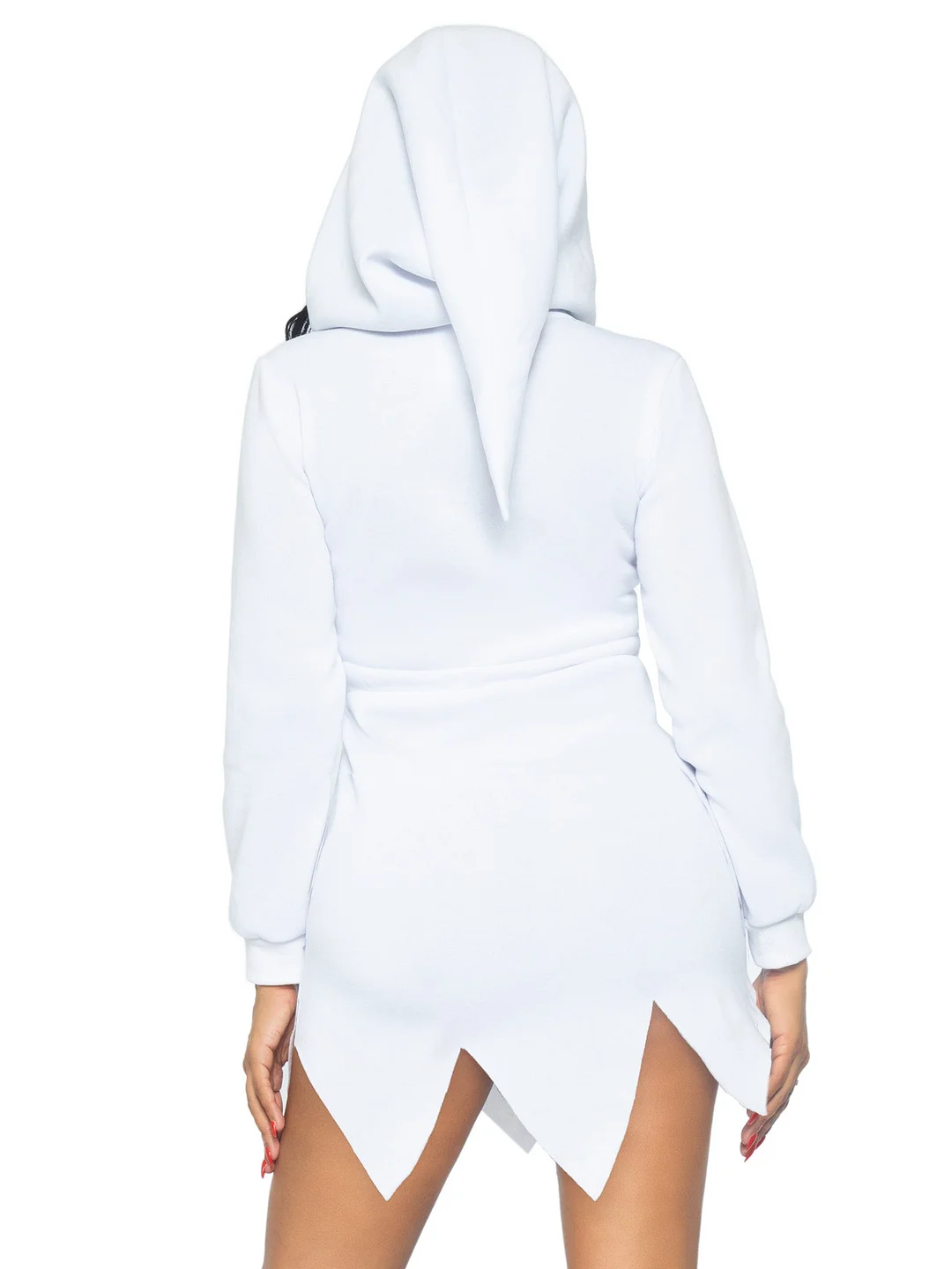 Ghost Hoodie Fleece Dress