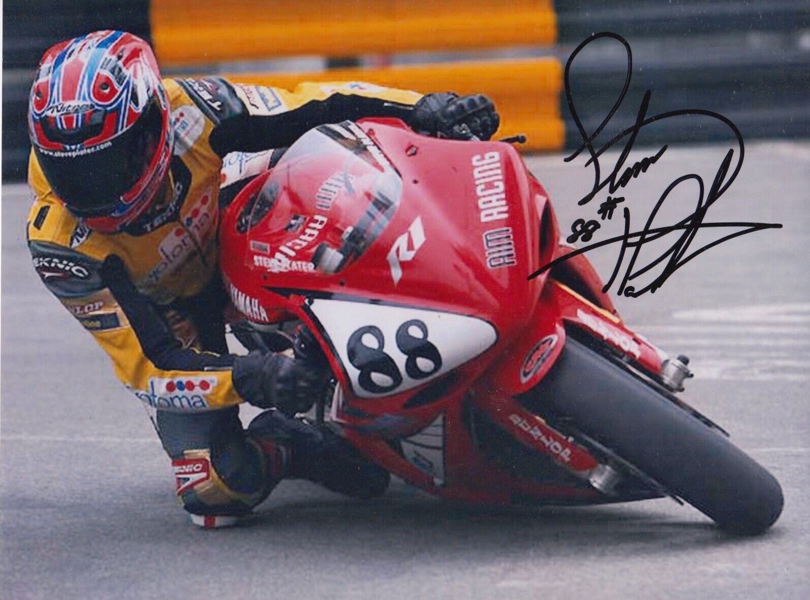 Steve Plater Hand Signed 8x6 Photo Poster painting Superbikes Autograph MotoGP, BSB, WSBK