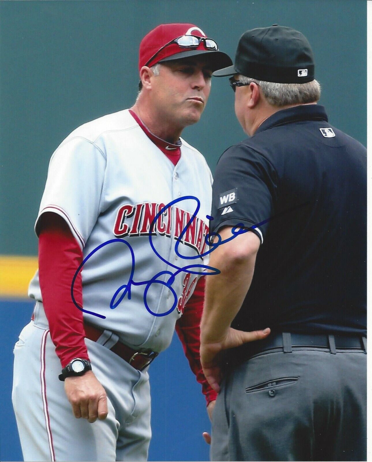 Bryan Price autographed 8x10 Cincinnati Reds#S914