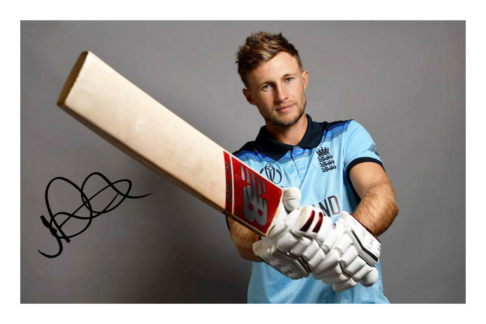 Joe Root Signed A4 Photo Poster painting Print Autograph Cricket Legend