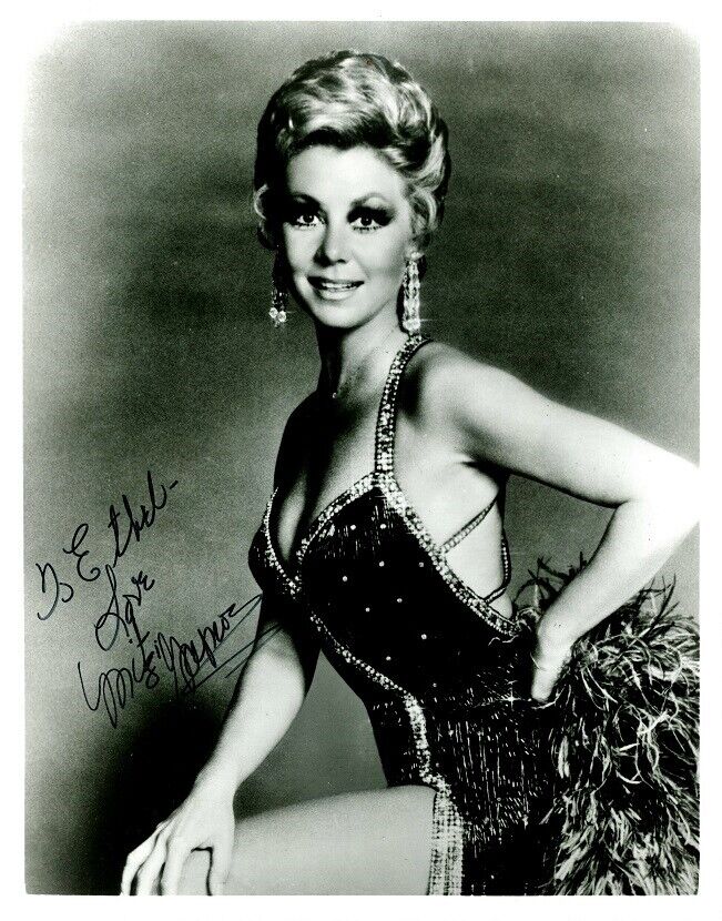 MITZI GAYNOR Signed Photo Poster painting