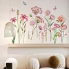Beautiful Flower Self Adhesive Wall Sticker Home Decor