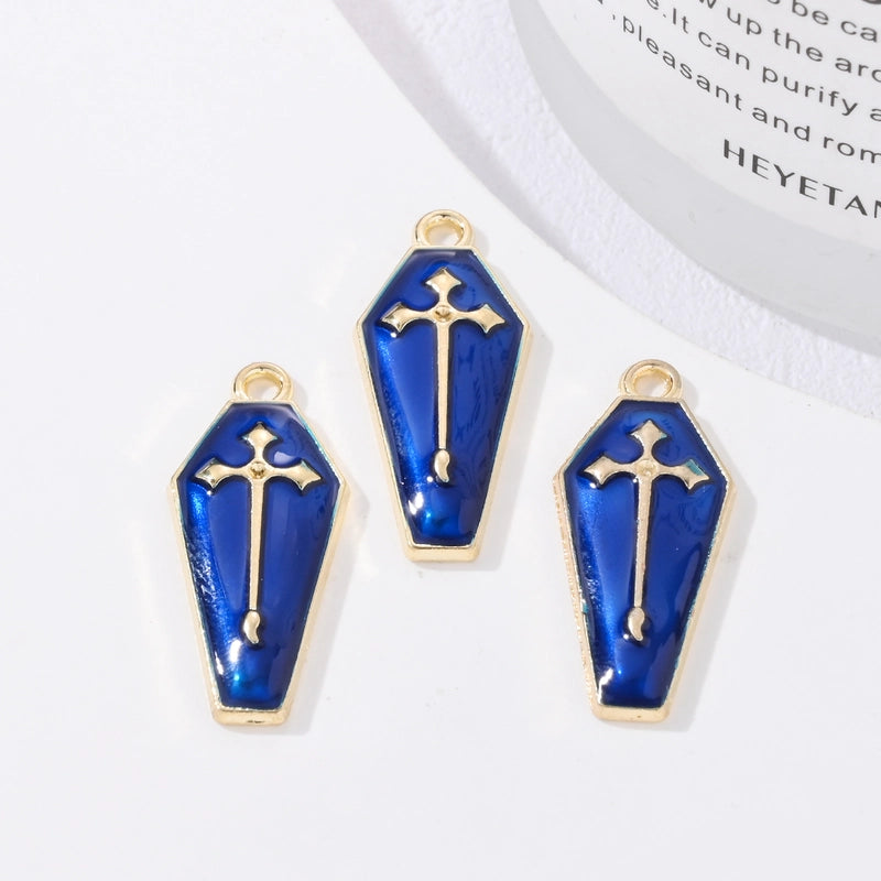 3 PCS/Package 11 * 25mm Hole Under 1mm Alloy Cross Pendant