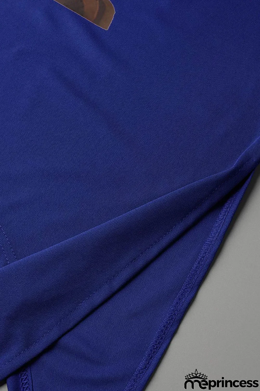 Burgundy Fashion Casual Print Oblique Collar Short Sleeve Two Pieces